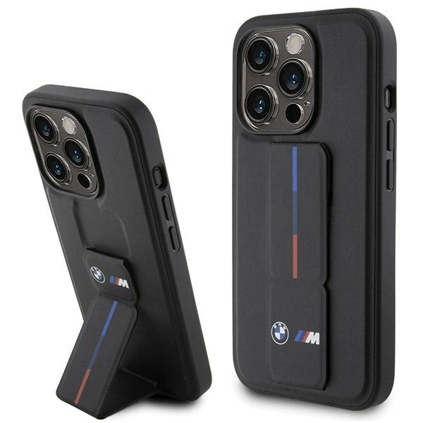 Etui BMW Grip Hot Stamp na iPhone 15 Pro - czarne