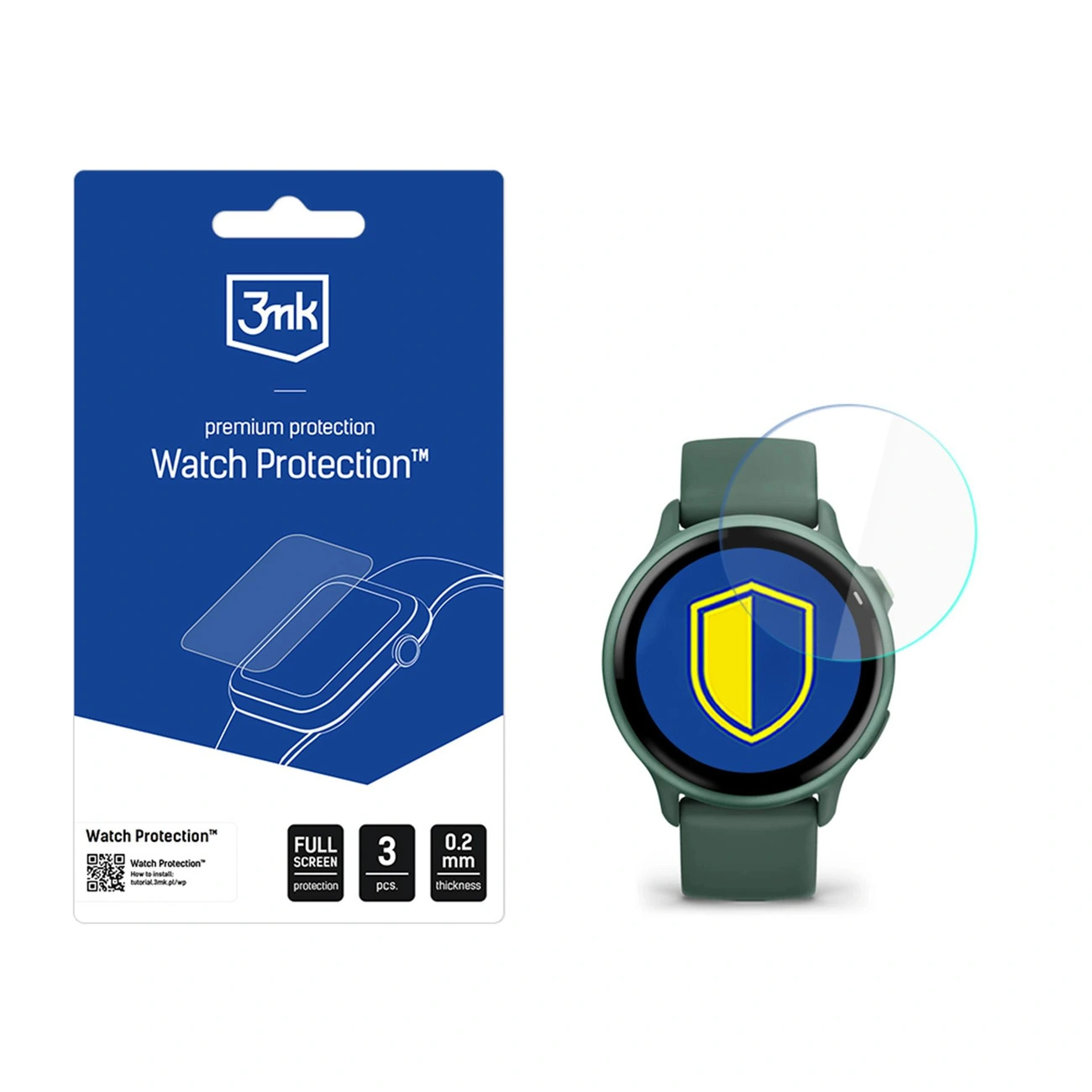 Folia ochronna na ekran smartwatcha 3mk Watch Protection ARC na Garmin Vivoactive 6