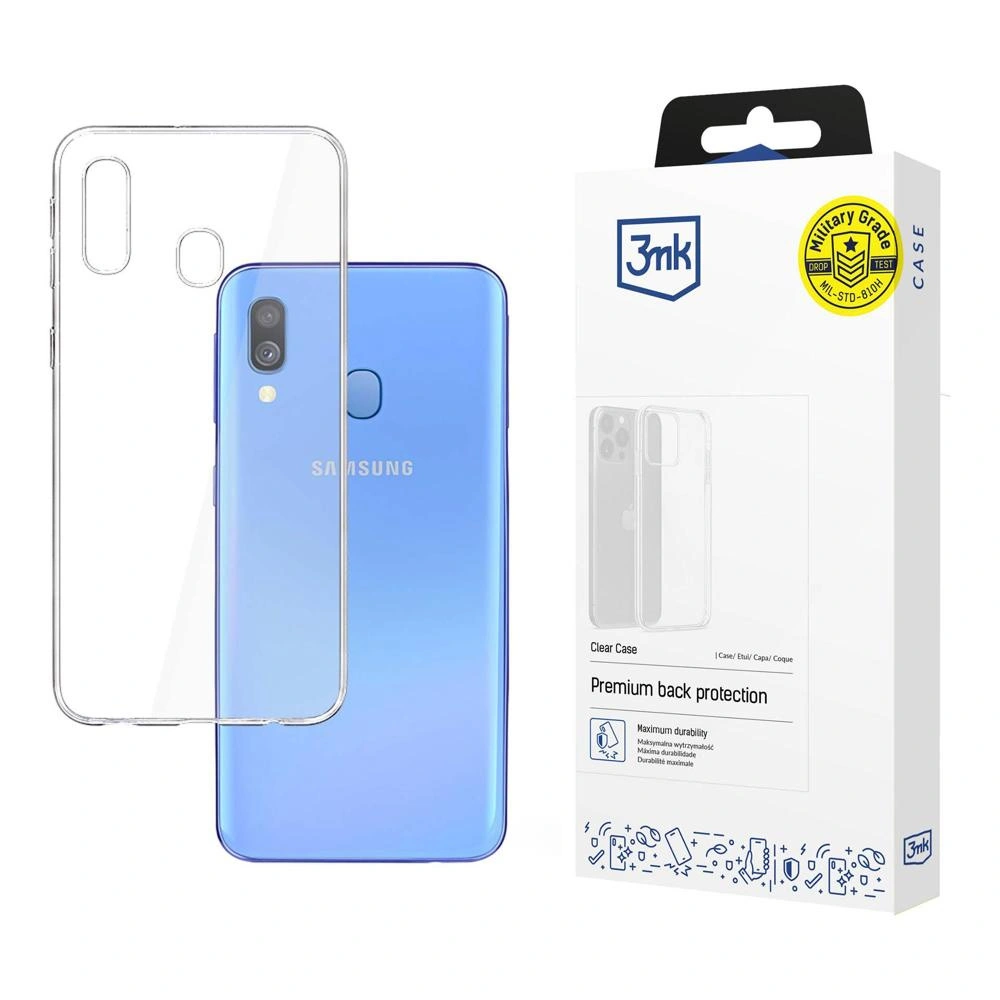 Etui 3mk Clear Case na Samsung Galaxy A40 - przezroczyste